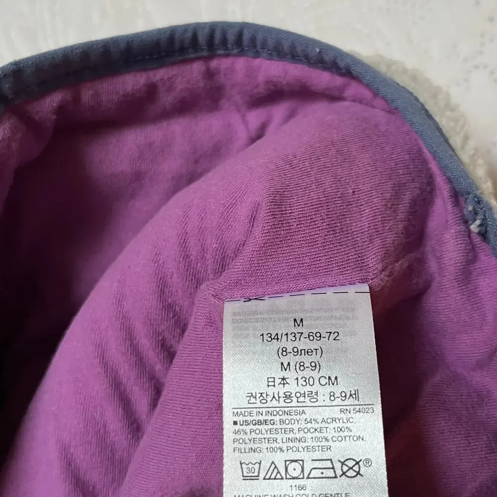 Gap Sherpa Fleece Floral Pocket Jacket Size 8/9